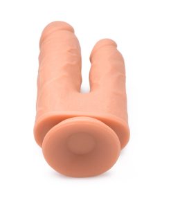 Big Shot Double Shot 8 In. Vibrating & Rotating Double Dong With Remote