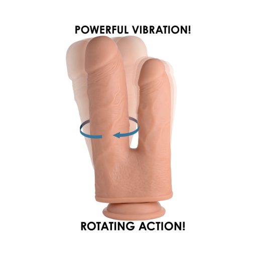 Big Shot Double Shot 8 In. Vibrating & Rotating Double Dong With Remote - Image 10