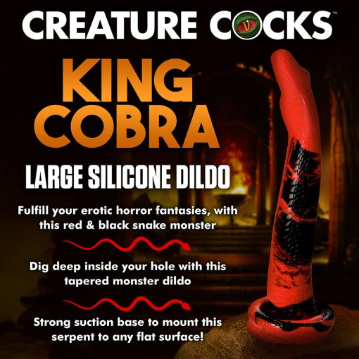 Creature Cocks King Cobra Large 14 In. Long Silicone Dong - Image 9