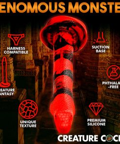 Creature Cocks King Cobra Large 14 In. Long Silicone Dong