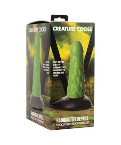 Creature Cocks Radioactive Reptile Thick Scaly Silicone Dildo