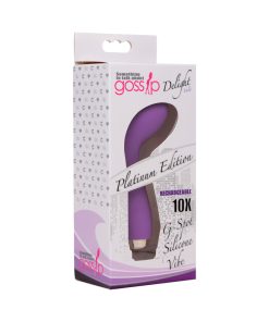 Gossip 10X Delight G-Spot Silicone Vibe Violet