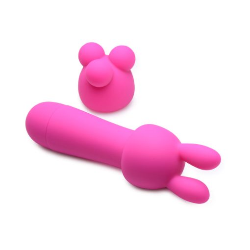 Gossip Rocket Mini Rechargeable Wand With 2 Attachments Magenta - Image 7