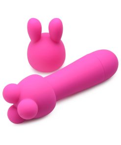 Gossip Rocket Mini Rechargeable Wand With 2 Attachments Magenta