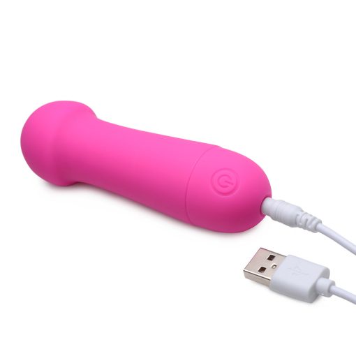 Gossip Rocket Mini Rechargeable Wand With 2 Attachments Magenta - Image 11