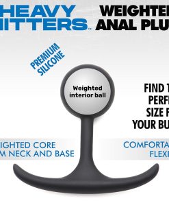 Heavy Hitters Comfort Plugs Premium Silicone 3.3 In. Weighted Round Plug
