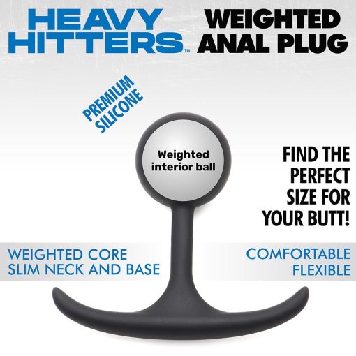 Heavy Hitters Comfort Plugs Premium Silicone 3.3 In. Weighted Round Plug - Image 7