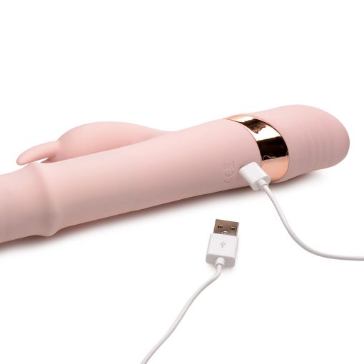Inmi 10X Bunny Slide Sliding Ring Silicone Rabbit Vibrator - Image 6