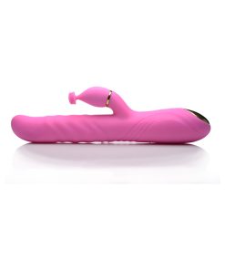 Inmi 10X Versa-Thrust Thrusting & Vibrating Silicone Rabbit With 3 Attachments