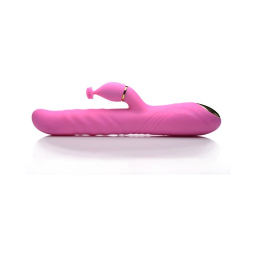 Inmi 10X Versa-Thrust Thrusting & Vibrating Silicone Rabbit With 3 Attachments - Image 4