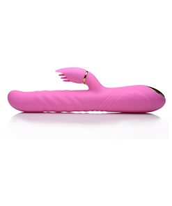 Inmi 10X Versa-Thrust Thrusting & Vibrating Silicone Rabbit With 3 Attachments