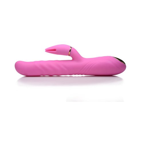 Inmi 10X Versa-Thrust Thrusting & Vibrating Silicone Rabbit With 3 Attachments - Image 6