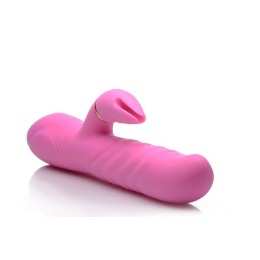 Inmi 10X Versa-Thrust Thrusting & Vibrating Silicone Rabbit With 3 Attachments - Image 7