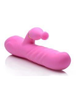 Inmi 10X Versa-Thrust Thrusting & Vibrating Silicone Rabbit With 3 Attachments