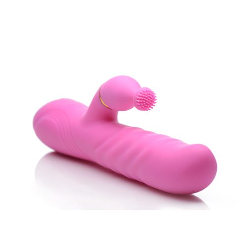 Inmi 10X Versa-Thrust Thrusting & Vibrating Silicone Rabbit With 3 Attachments - Image 9