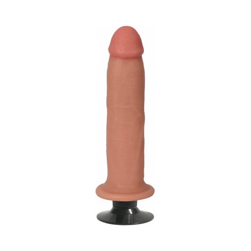 Jock 8 In. No Balls Vibrating Dildo Light - Image 2