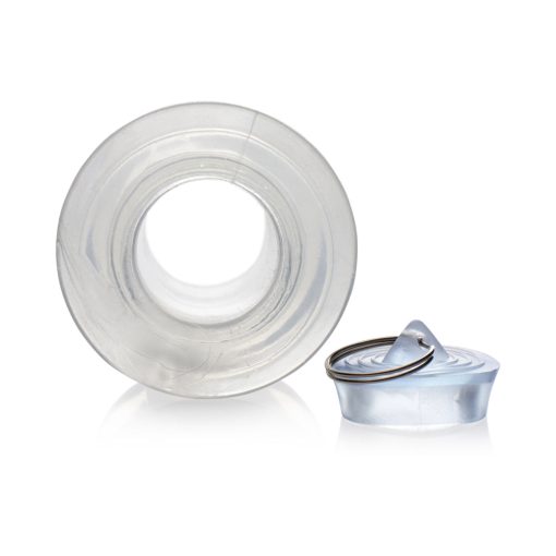 Master Series Ass Bung Clear Hollow Anal Dilator 3 In. - Image 5