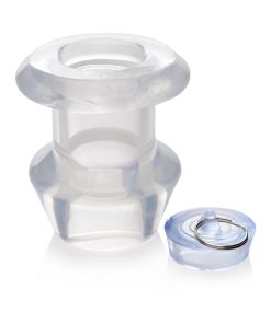 Master Series Ass Bung Clear Hollow Anal Dilator 3 In.