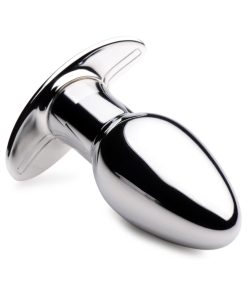 Master Series Chrome Blast 7X Rechargeable Butt Plug With Remote S