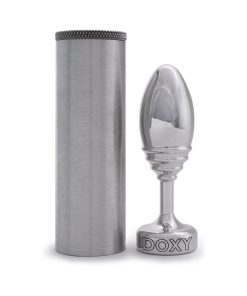 Doxy Ribbed Metal Butt Plug
