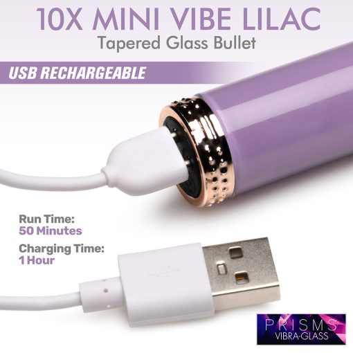 Prisms 10X Mini Glass Vibe Lilac - Image 8