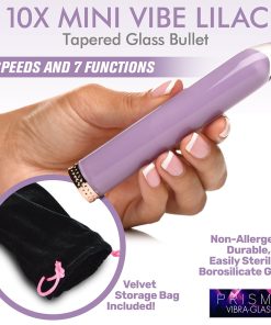 Prisms 10X Mini Glass Vibe Lilac