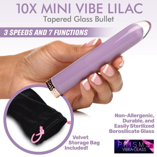Prisms 10X Mini Glass Vibe Lilac - Image 9
