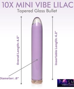 Prisms 10X Mini Glass Vibe Lilac