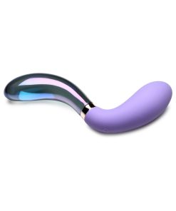 Prisms 10X Pari Dual Ended Wavy Silicone/Glass Vibrator