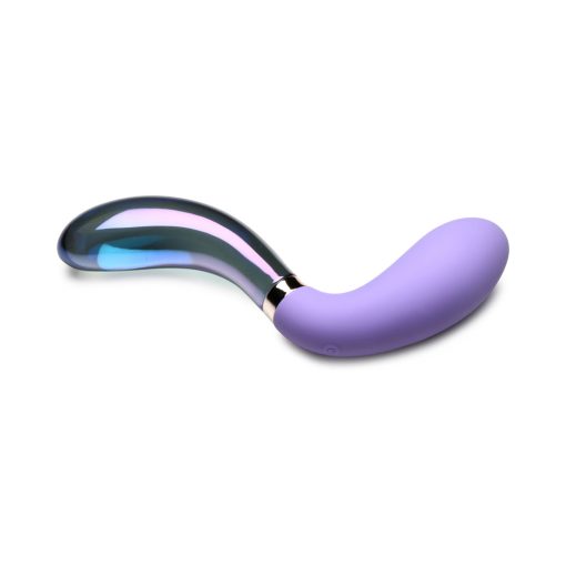 Prisms 10X Pari Dual Ended Wavy Silicone/Glass Vibrator - Image 3