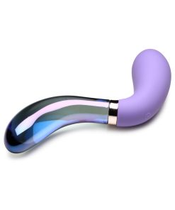 Prisms 10X Pari Dual Ended Wavy Silicone/Glass Vibrator