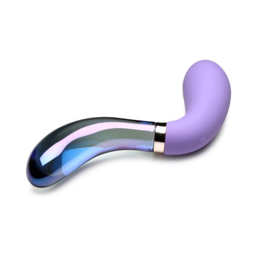 Prisms 10X Pari Dual Ended Wavy Silicone/Glass Vibrator - Image 4