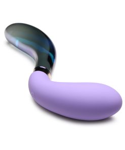 Prisms 10X Pari Dual Ended Wavy Silicone/Glass Vibrator