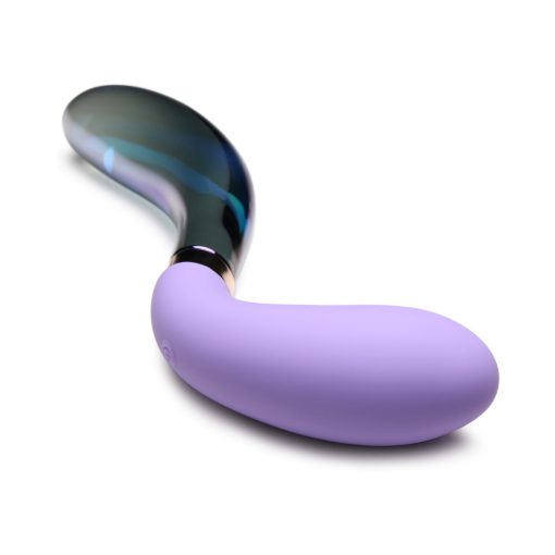 Prisms 10X Pari Dual Ended Wavy Silicone/Glass Vibrator - Image 5