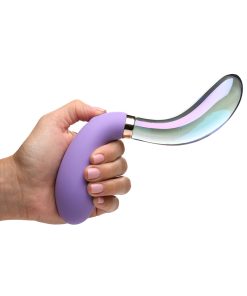 Prisms 10X Pari Dual Ended Wavy Silicone/Glass Vibrator
