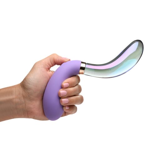 Prisms 10X Pari Dual Ended Wavy Silicone/Glass Vibrator - Image 9