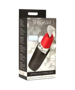 Shegasm Pocket Pucker 9X Silicone Lipstick Clit Stimulator