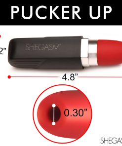 Shegasm Pocket Pucker 9X Silicone Lipstick Clit Stimulator