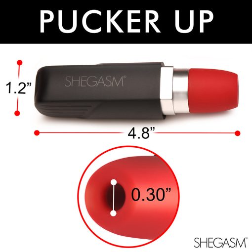 Shegasm Pocket Pucker 9X Silicone Lipstick Clit Stimulator - Image 11