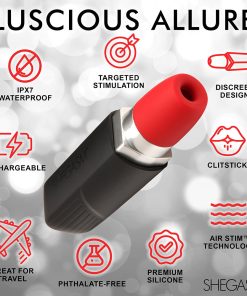 Shegasm Pocket Pucker 9X Silicone Lipstick Clit Stimulator
