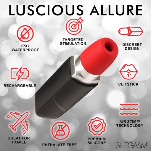 Shegasm Pocket Pucker 9X Silicone Lipstick Clit Stimulator - Image 12