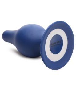 Squeeze-It Squeezable Tapered Large Anal Plug Blue