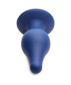 Squeeze-It Squeezable Tapered Large Anal Plug Blue