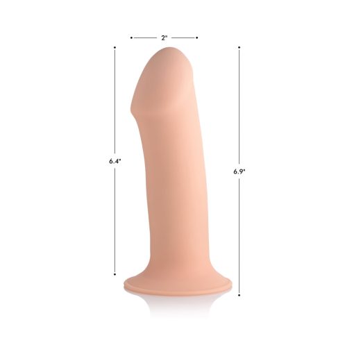 Squeeze-It Squeezable Thick Phallic Dildo Light - Image 7