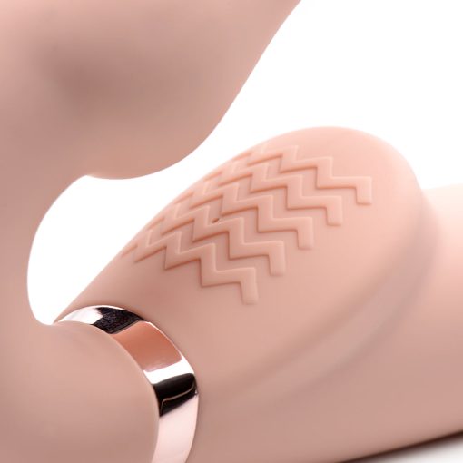 Strap U 10X Swirl Ergo-Fit Inflatable & Vibrating Strapless Strap-On Bare - Image 9