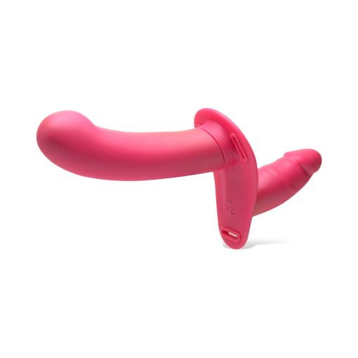 Strap U 28X Double Diva 1.5 In. Double Dildo With Harness & Remote Pink - Image 4