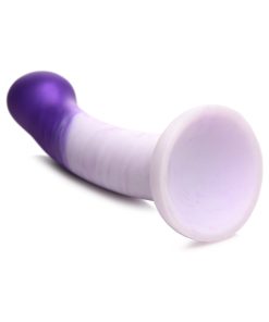 Strap U G-Swirl G-Spot Silicone Dildo Purple