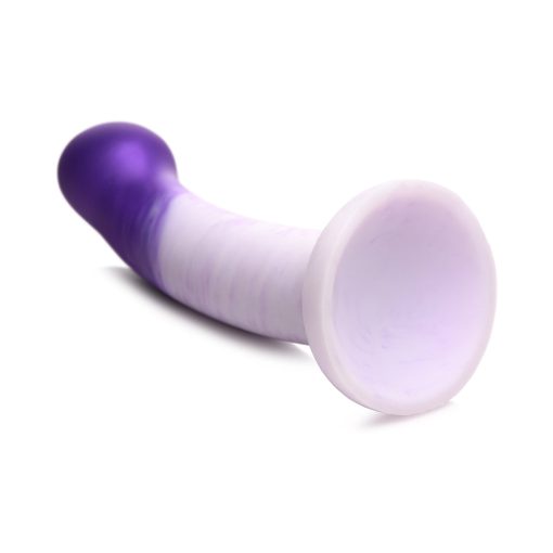 Strap U G-Swirl G-Spot Silicone Dildo Purple - Image 3