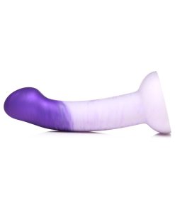 Strap U G-Swirl G-Spot Silicone Dildo Purple