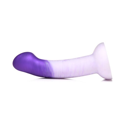 Strap U G-Swirl G-Spot Silicone Dildo Purple - Image 4